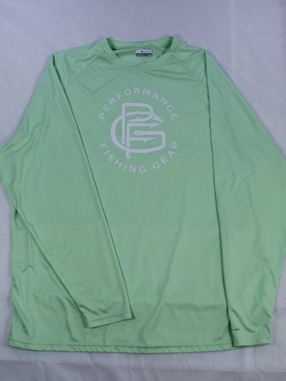 Columbia PFG Terminal Tackle Shirt - Long Sleeve - Mint Green - Size XXL
